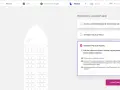 Schemat miejsc w samolocie Wizz Air z opcjami wyboru.
