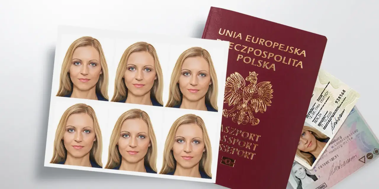 Zdjęcia do paszportu i polski paszport.