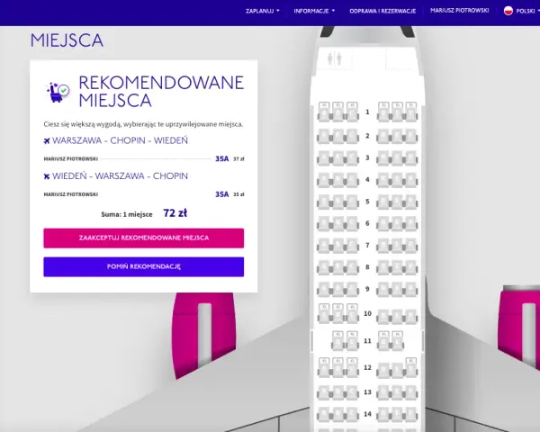 Ile jest miejsc w samolocie Wizz Air? Sprawdź, zanim zarezerwujesz!