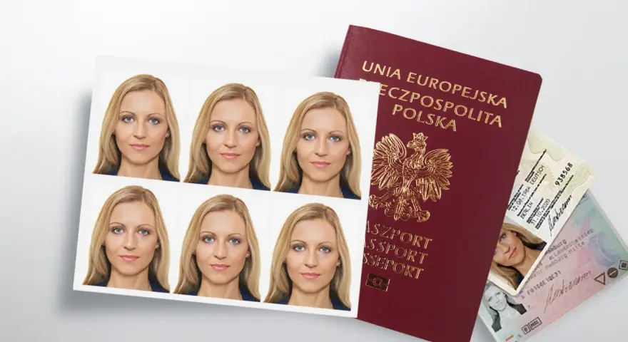 Zdjęcia do paszportu i polski paszport.