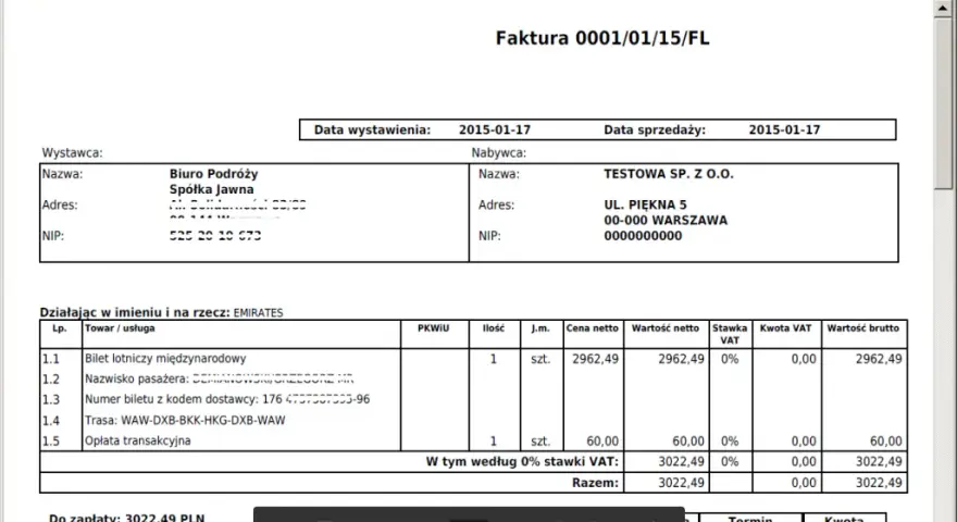 Czy Ryanair wystawia faktury za bilety? Sprawdź, co musisz wiedzieć